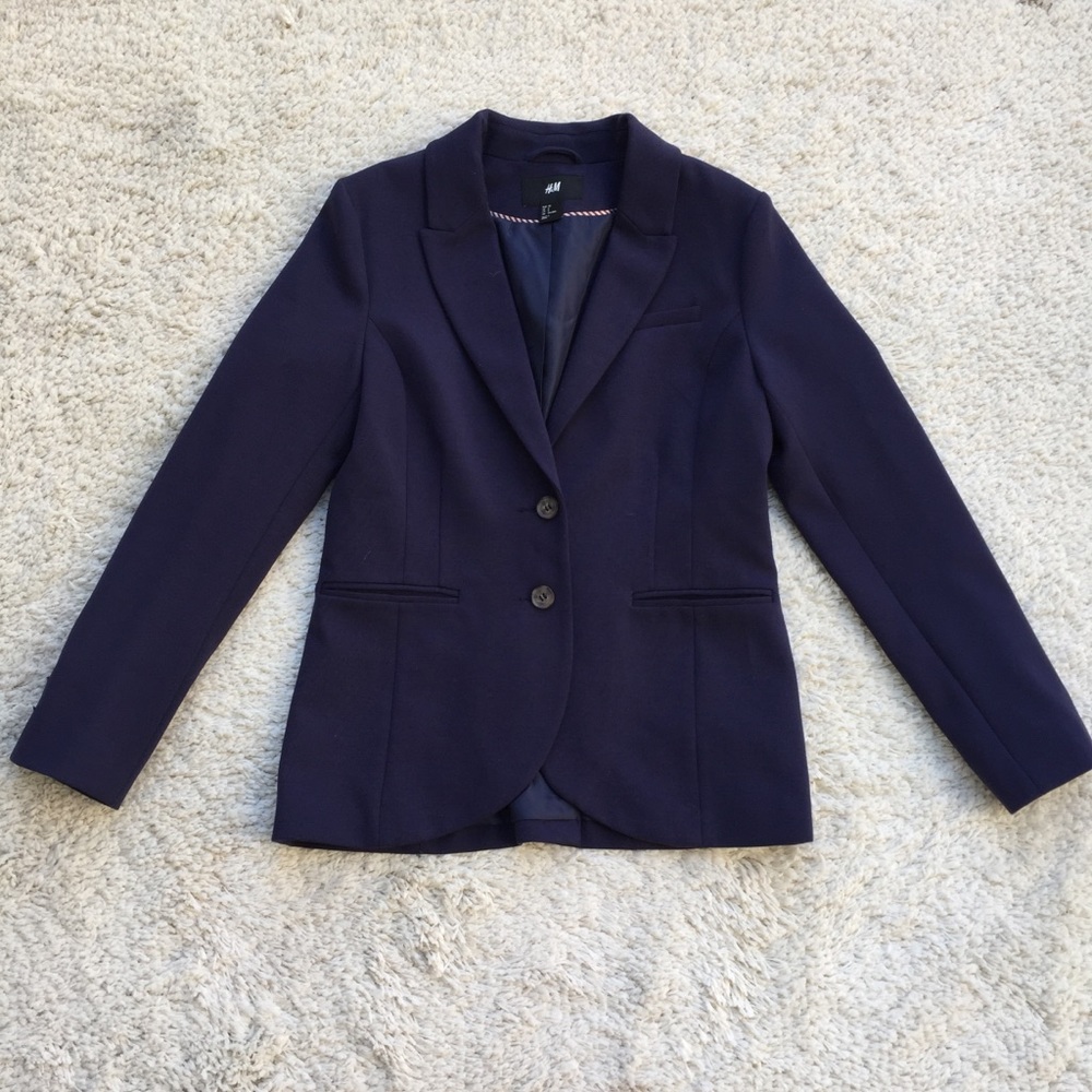 H&M Navy Blue Blazer